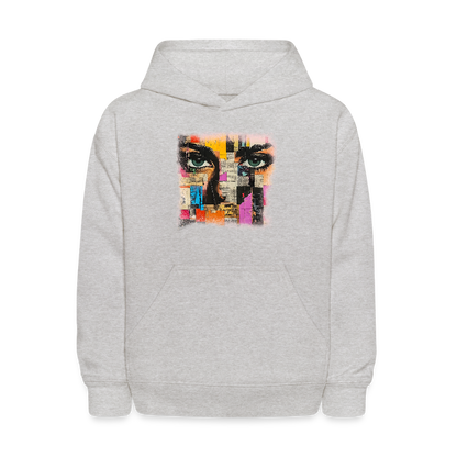 Pop Culture Woman 3 - Kids' Hoodie - heather gray