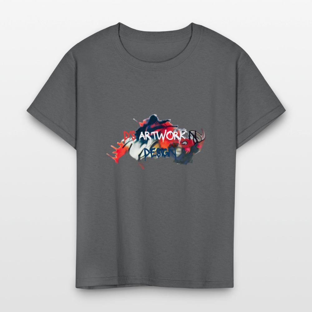 Spray Paint - DS Kids' T-Shirt - charcoal