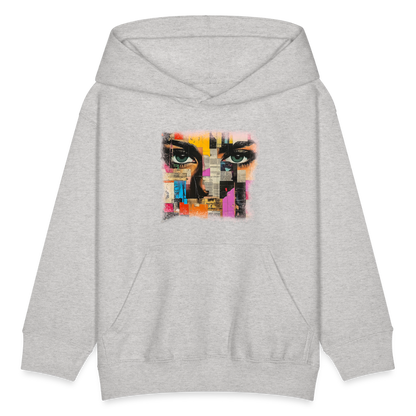Pop Culture Woman 3 - Kids' Hoodie - heather gray