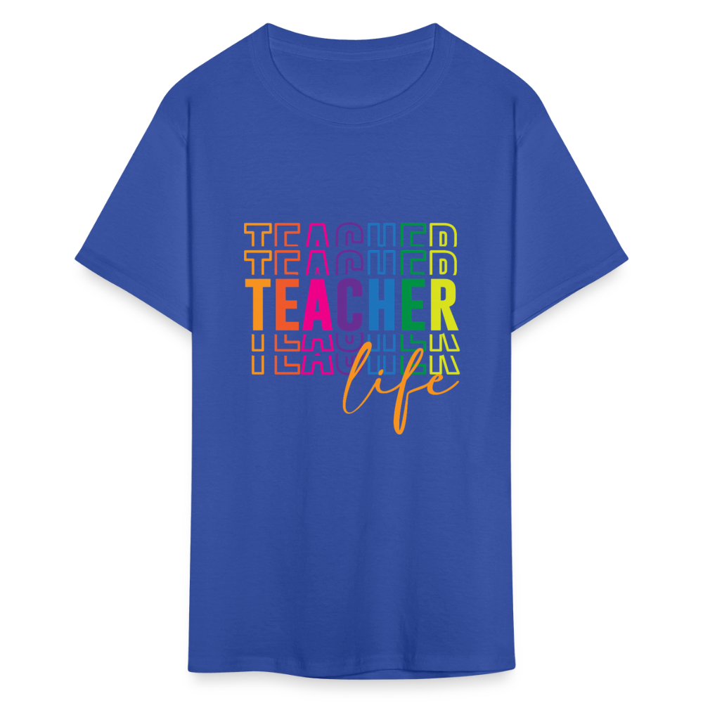 Teacher Life - T-Shirt - royal blue