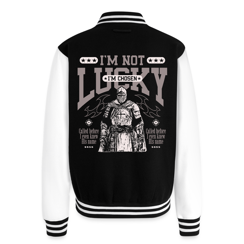 Chosen One - Letterman Jacket - black/white