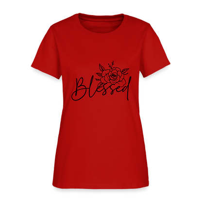 Blessed - Women's T-Shirt - red