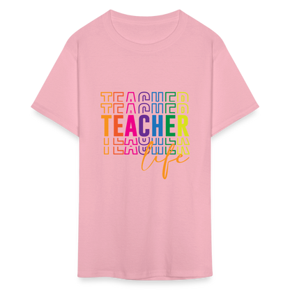 Teacher Life - T-Shirt - pink