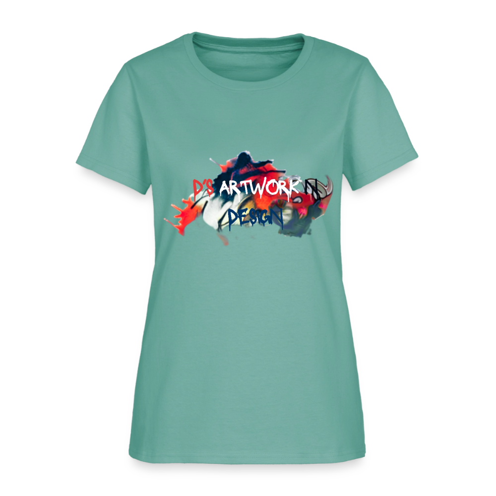 Spray paint - DS Women's T-Shirt - aquatic