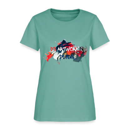 Spray paint - DS Women's T-Shirt - aquatic
