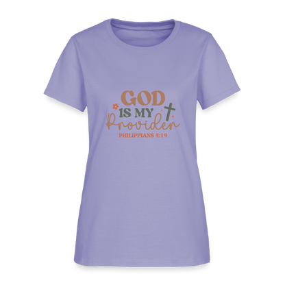God my Provider - Women's T-Shirt - lavender