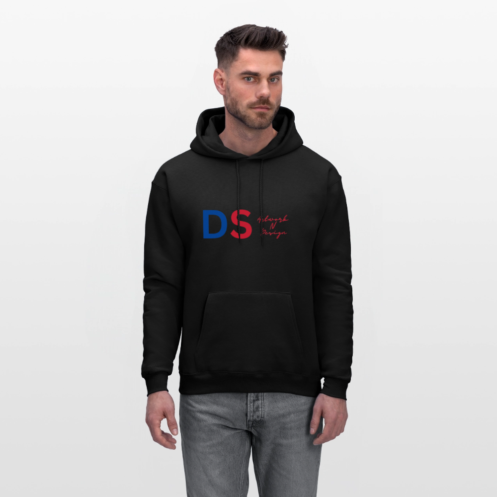 DS Artwork N Design - Men's Hoodie red and blue - black