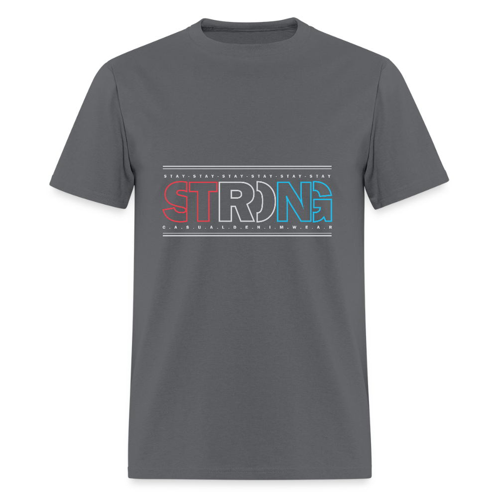 Stay Strong - Men's T-Shirt - charcoal