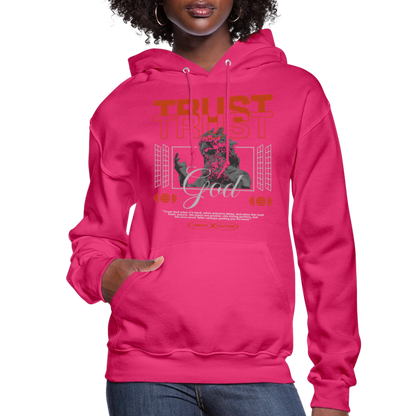 Trust God - Women's Hoodie - fuchsia