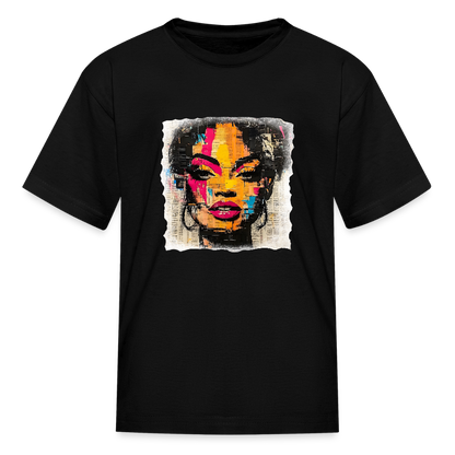 Pop Culture Woman 2 - Kids' T-Shirt - black