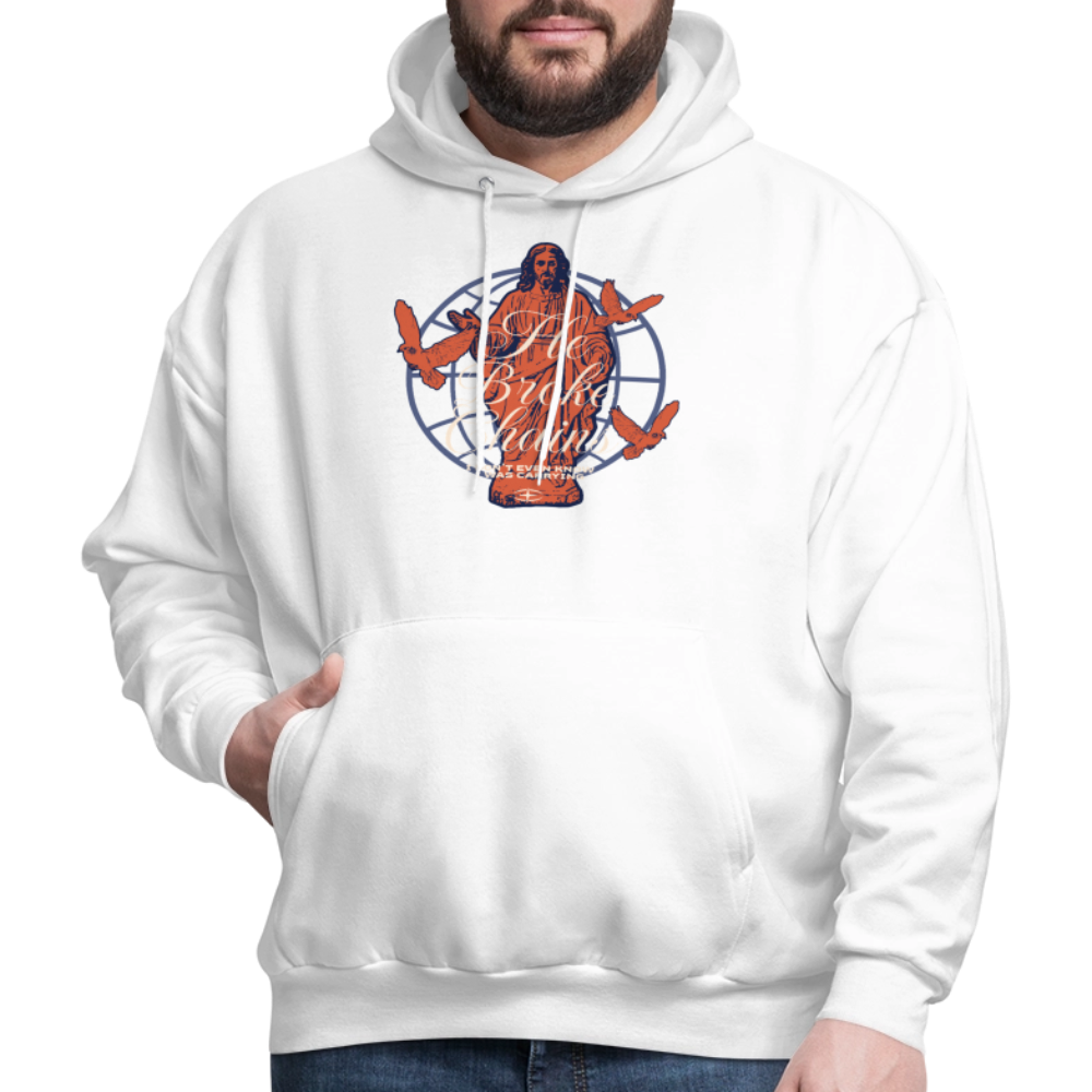 Chains Broken - Men's Hoodie - white