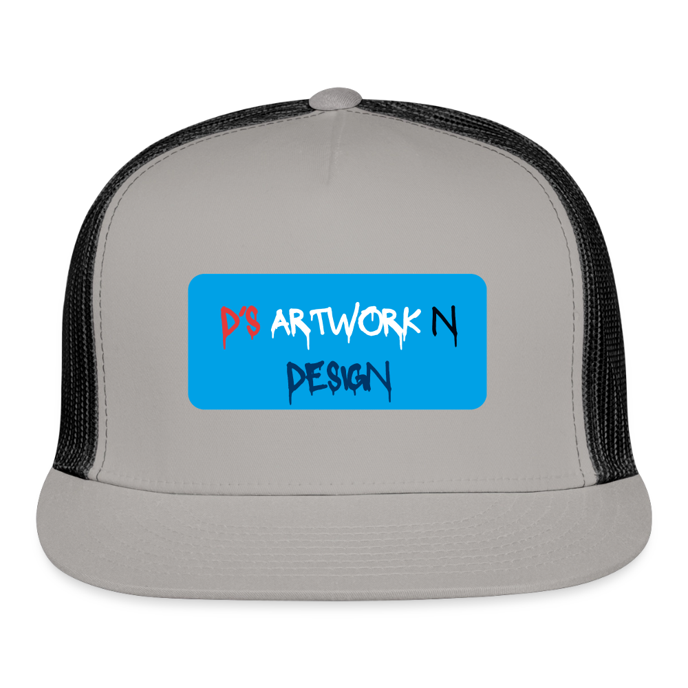 DS Graffiti - Trucker Hat - gray/black