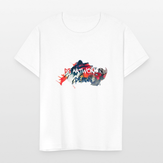 Spray Paint - DS Kids' T-Shirt - white