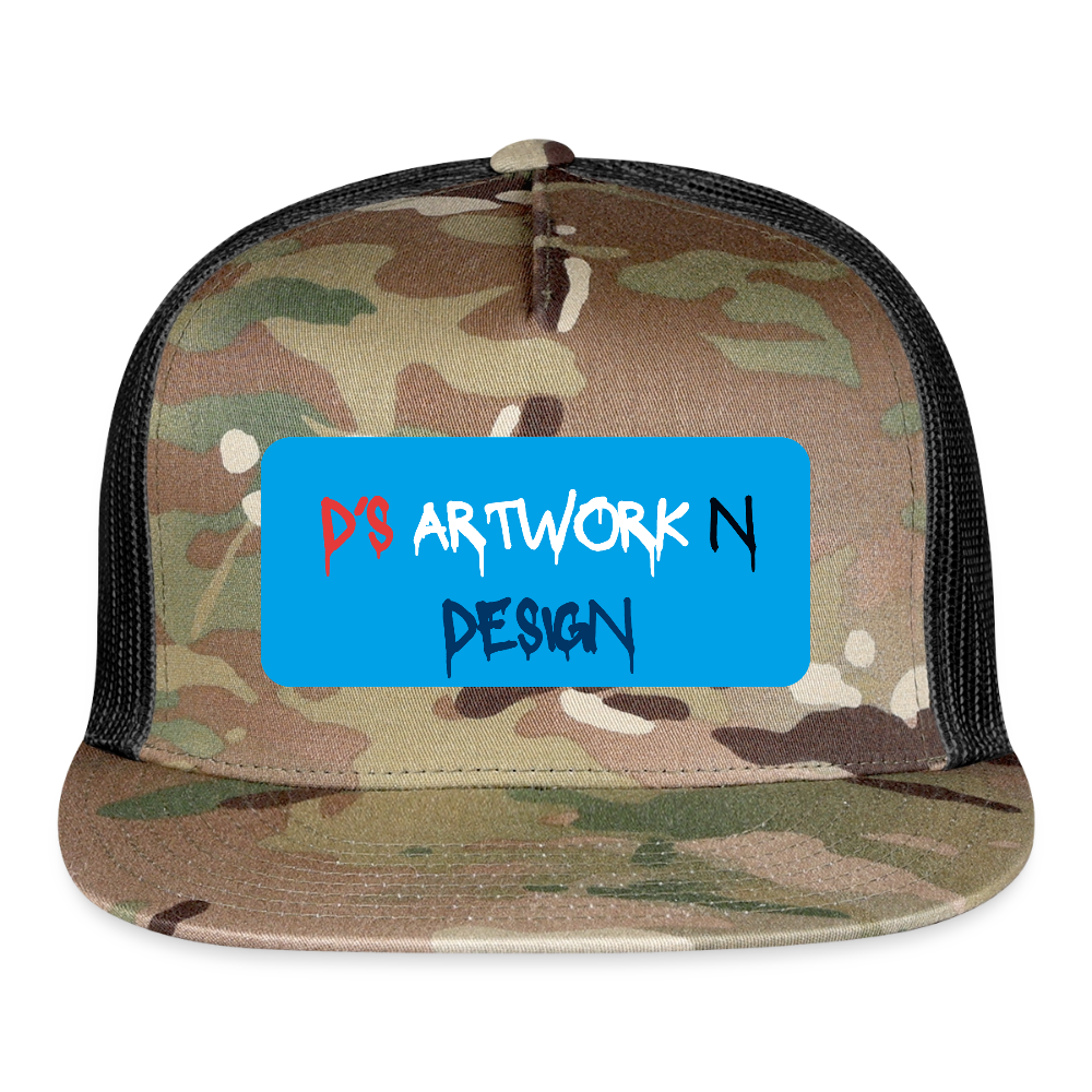 DS Graffiti - Trucker Hat - MultiCam\black