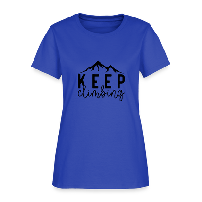 Keep climbing - Women's T-Shirt - royal blue