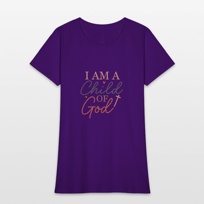 Child of God - Women's T-Shirt - purple