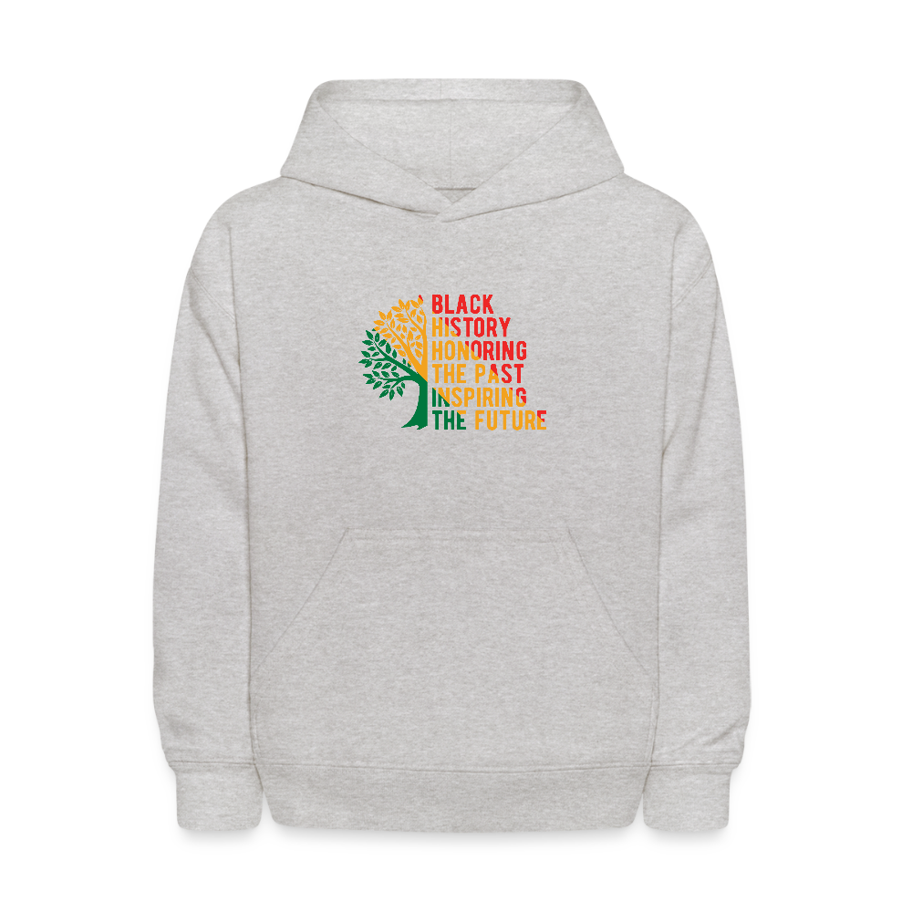 Black History - kids hoodie - heather gray
