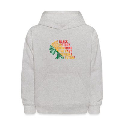 Black History - kids hoodie - heather gray