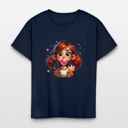 Silly girl - Kids' T-Shirt - navy