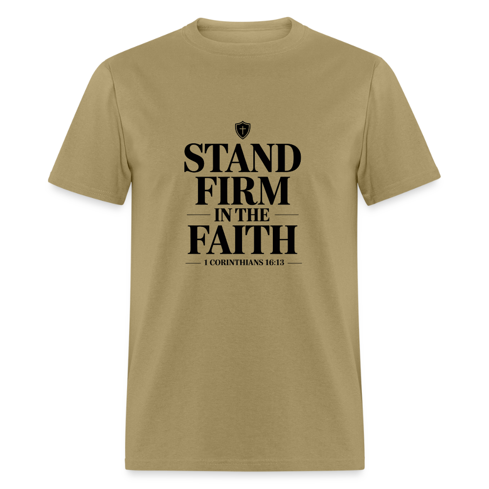 Stand Firm - men's T-Shirt - khaki