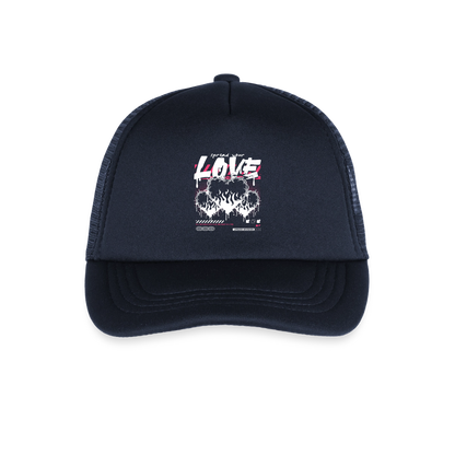 Spread Your Love - Kid's Trucker Cap - navy