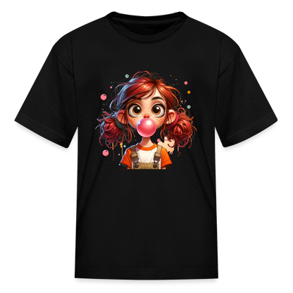Silly girl - Kids' T-Shirt - black