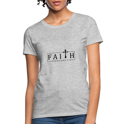 Ephesians 2:8 - Women's T-Shirt - heather gray