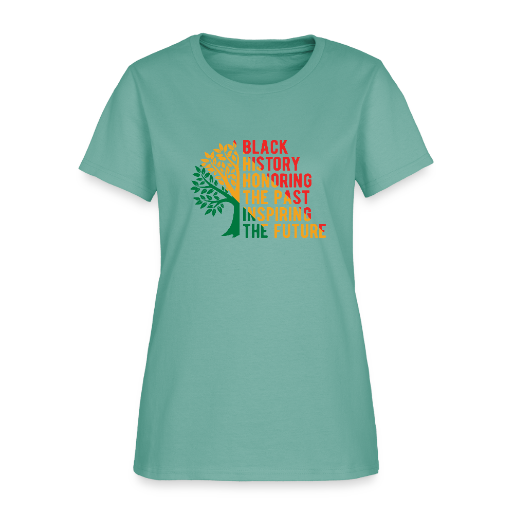 Black History - Women's T-Shirt - aquatic