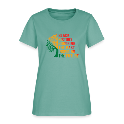 Black History - Women's T-Shirt - aquatic