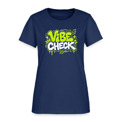 Vibe Check - Graffiti Women's T-Shirt -  blue dusk