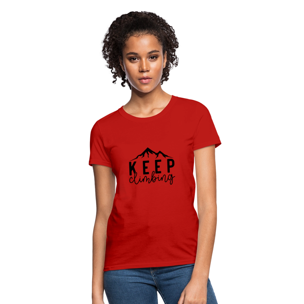 Keep climbing - Women's T-Shirt - red