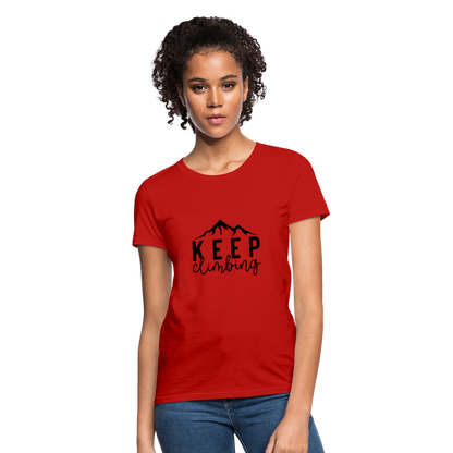 Keep climbing - Women's T-Shirt - red