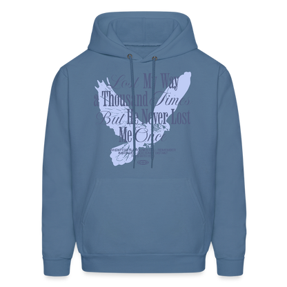 God is with Us - Men's Hoodie - denim blue