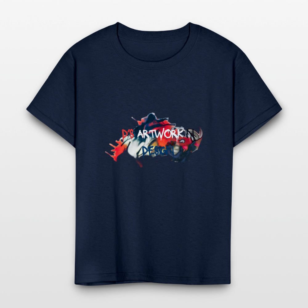 Spray Paint - DS Kids' T-Shirt - navy