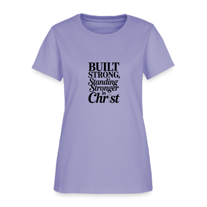 Strong in Christ  - Women's T-Shirt - lavender
