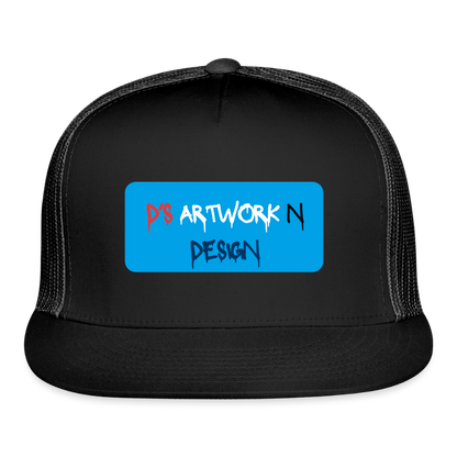 DS Graffiti - Trucker Hat - black/black
