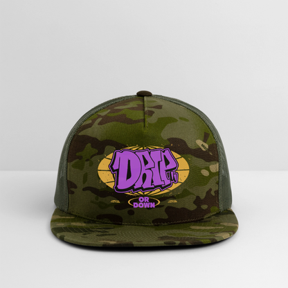 Drip - Graffiti Trucker Hat - MultiCam\green