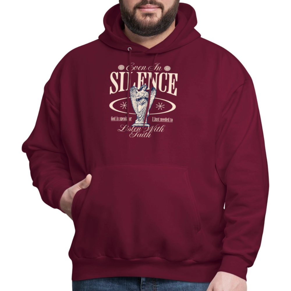 God Speaks - Men's Hoodie - burgundy