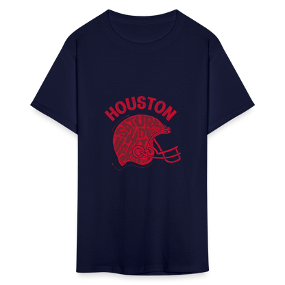 Huston football - Unisex  T-Shirt - navy