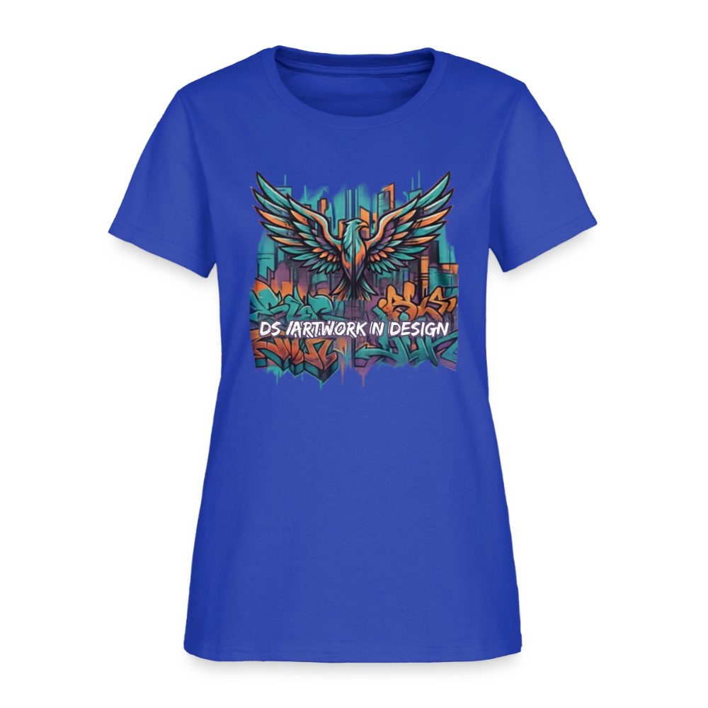 Graffiti Eagle - Women's T-Shirt - royal blue