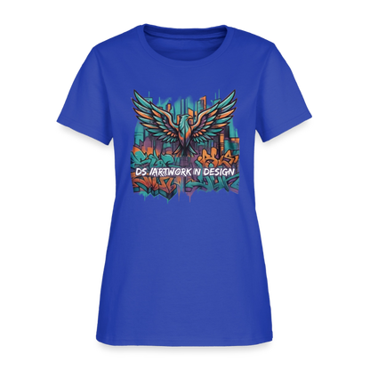 Graffiti Eagle - Women's T-Shirt - royal blue