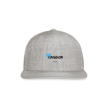 Kingdom Business - Snapback Baseball Cap - heather gray