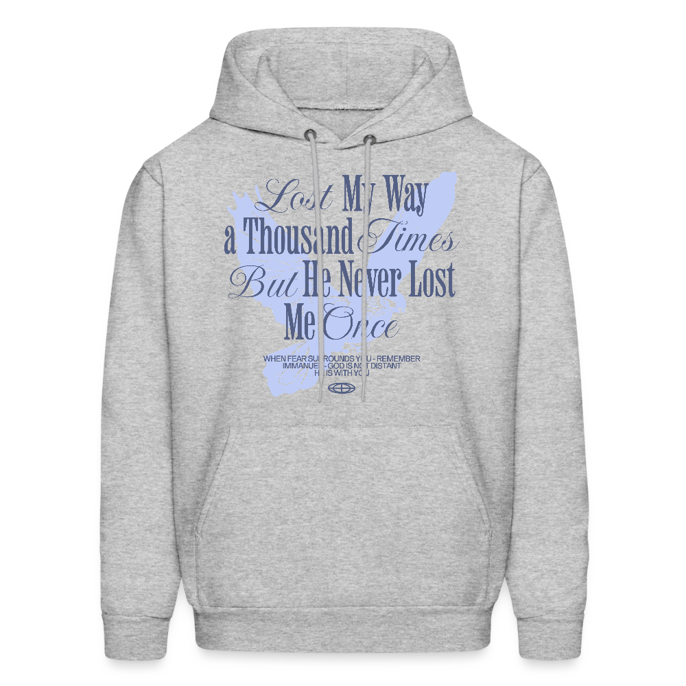 God is with Us - Men's Hoodie - heather gray