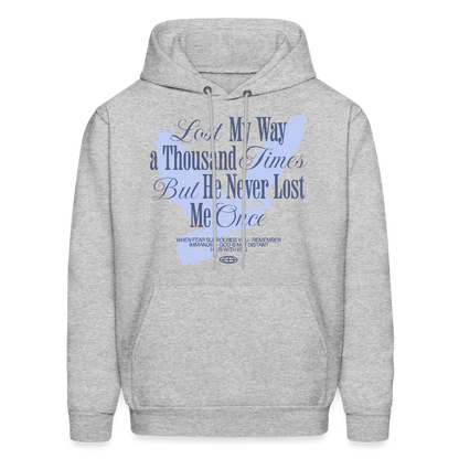 God is with Us - Men's Hoodie - heather gray