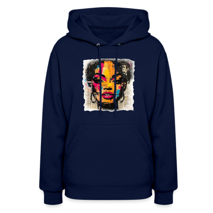 Pop Culture Woman 2 - Women's  Hoodie - navy