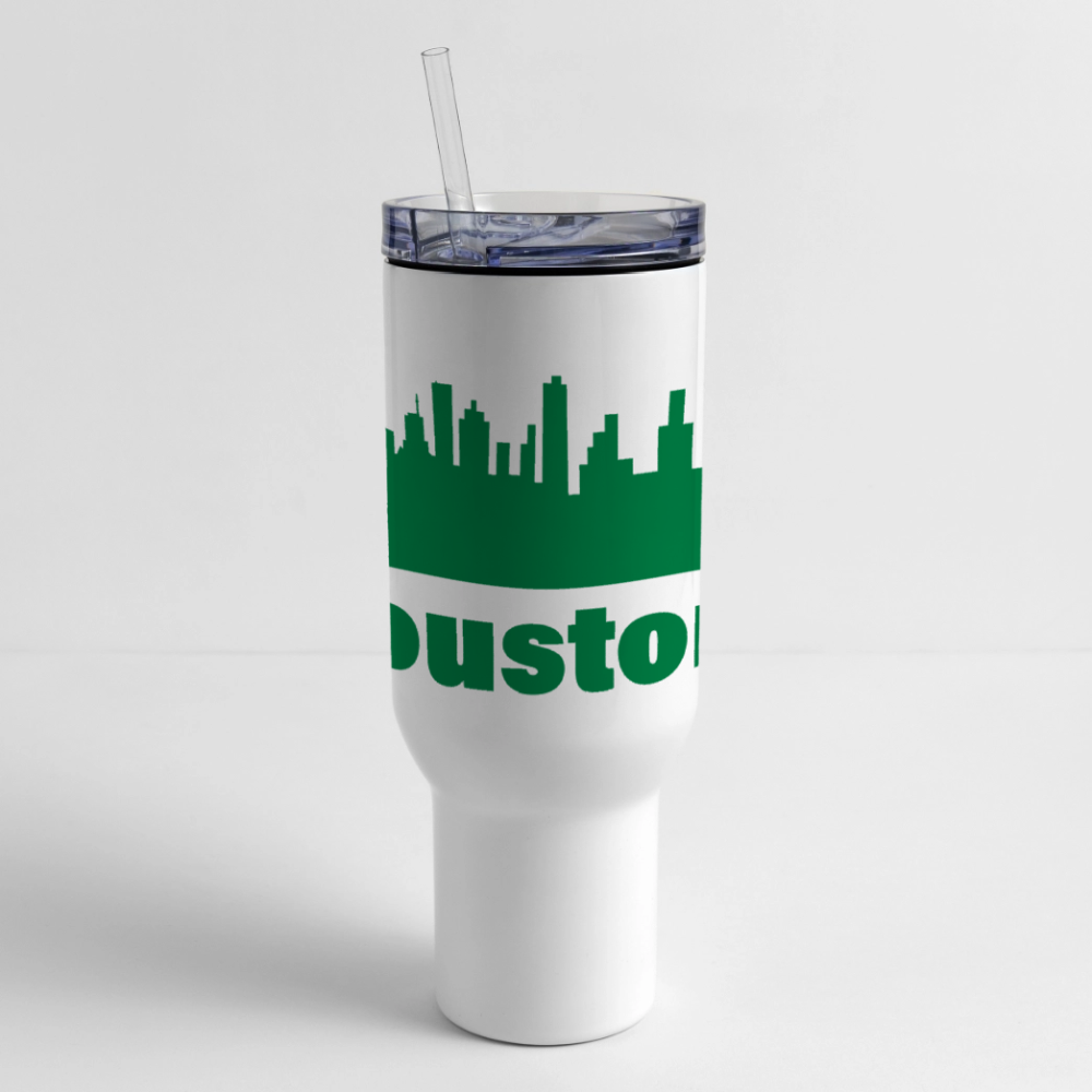 Houston - 40 oz Travel Tumbler - green - white