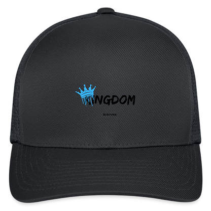 Kingdom Business - Flexfit Fitted Baseball Cap - charcoal