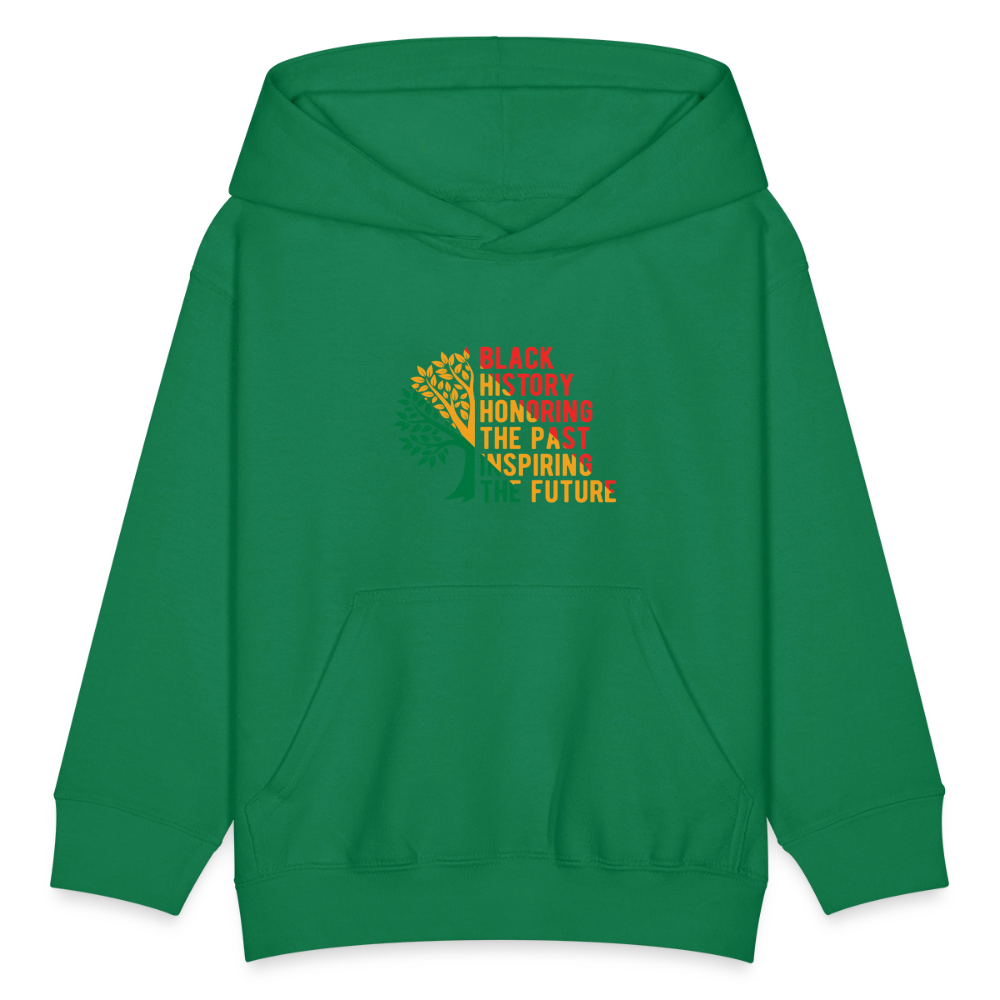 Black History - kids hoodie - kelly green