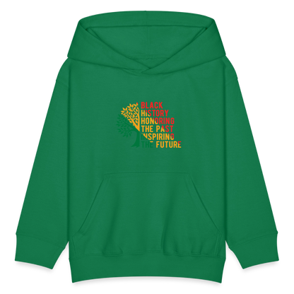 Black History - kids hoodie - kelly green