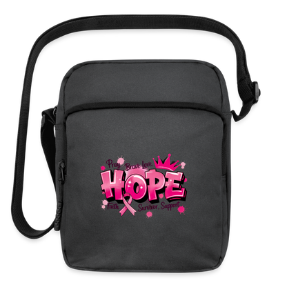 Hope - Upright Crossbody Bag - charcoal grey
